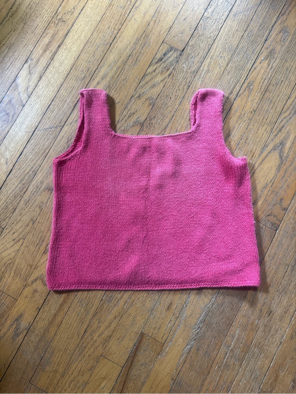 Rico Knit Square-Neck Tank Top